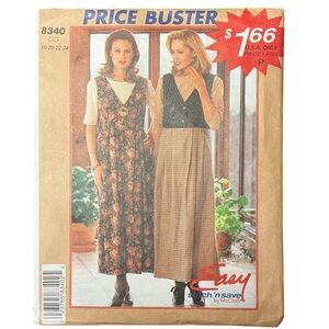 McCall's Easy Stitch 'n Save 8340 Dress Pattern